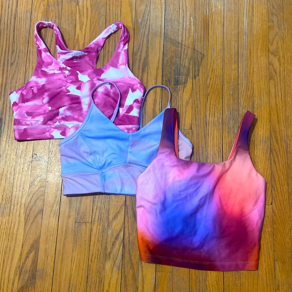 3 Joe fresh sports bras